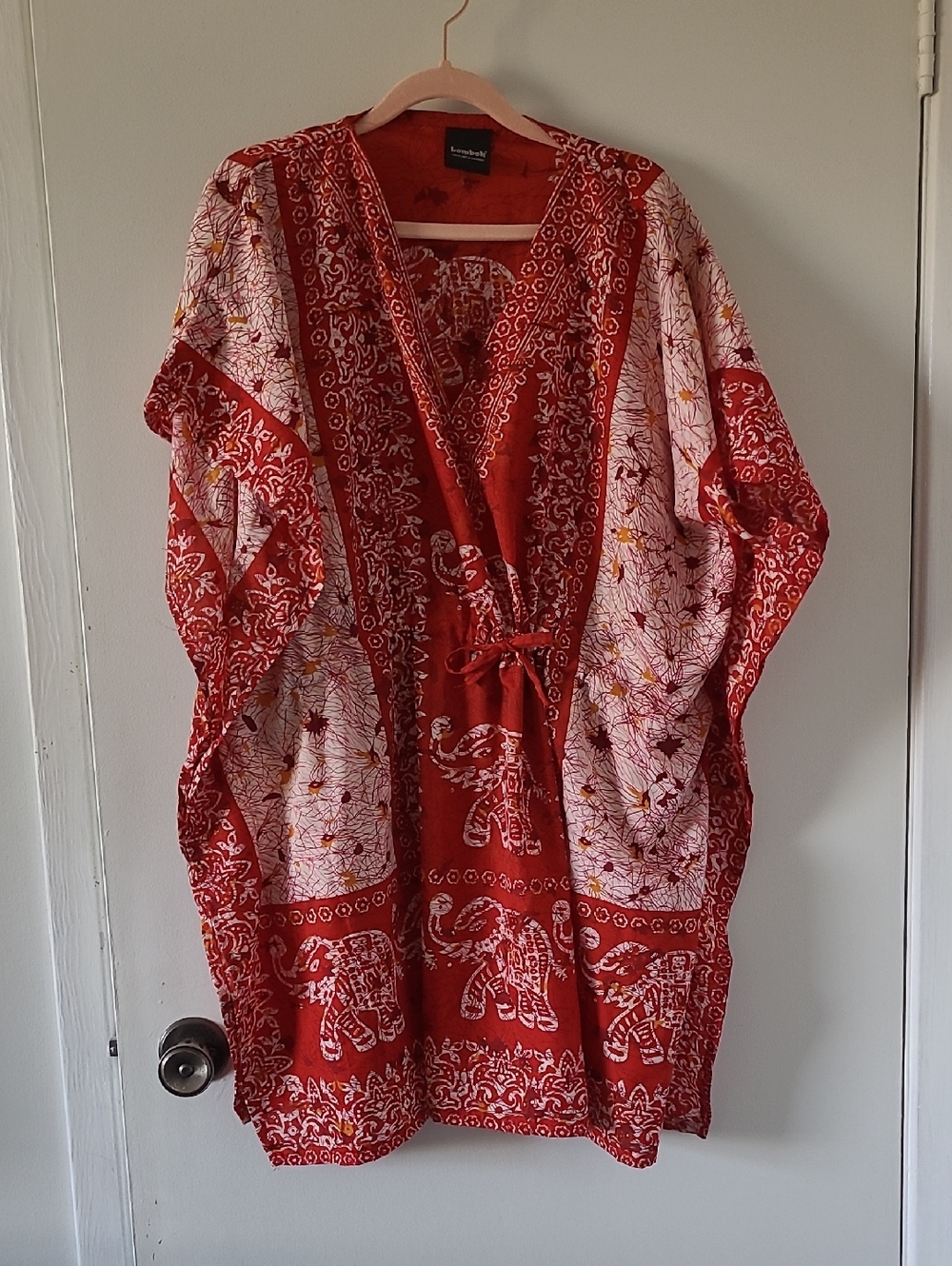 🩷2 For $14🩷 Red Elephant Print Swim Coverup